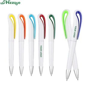Wholesale Customizable Logo Ballpoint Pen Multicolor Twisted Novelty Plastic Body 1.0mm Writing Width for Promotional Gifts