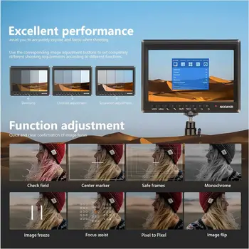 NEEWER F200 HD Video Assist IPS 1920x1200 Input with Histogram 7 Inch 4K 1080p Camera Field Monitor detail image