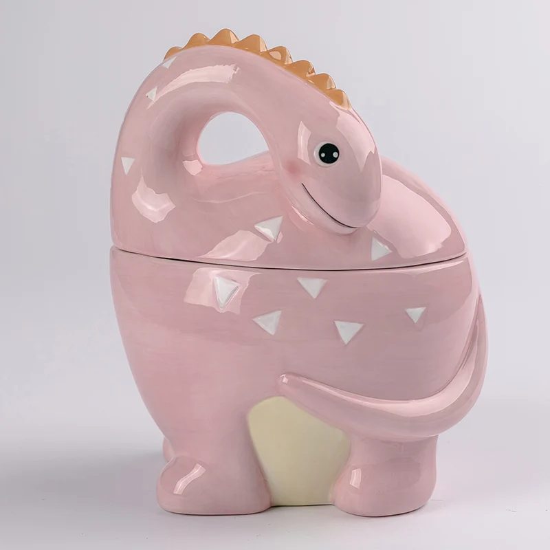 Pink dinosaur cookie Jar outlet homeconcepts