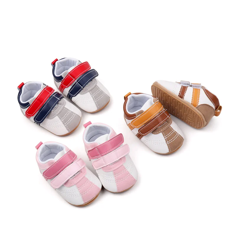 Wholesale Hook&loop Unisex Toddler Baby Sneakers Casual Boys Girls Baby Shoes Spring Autumn BXC4156