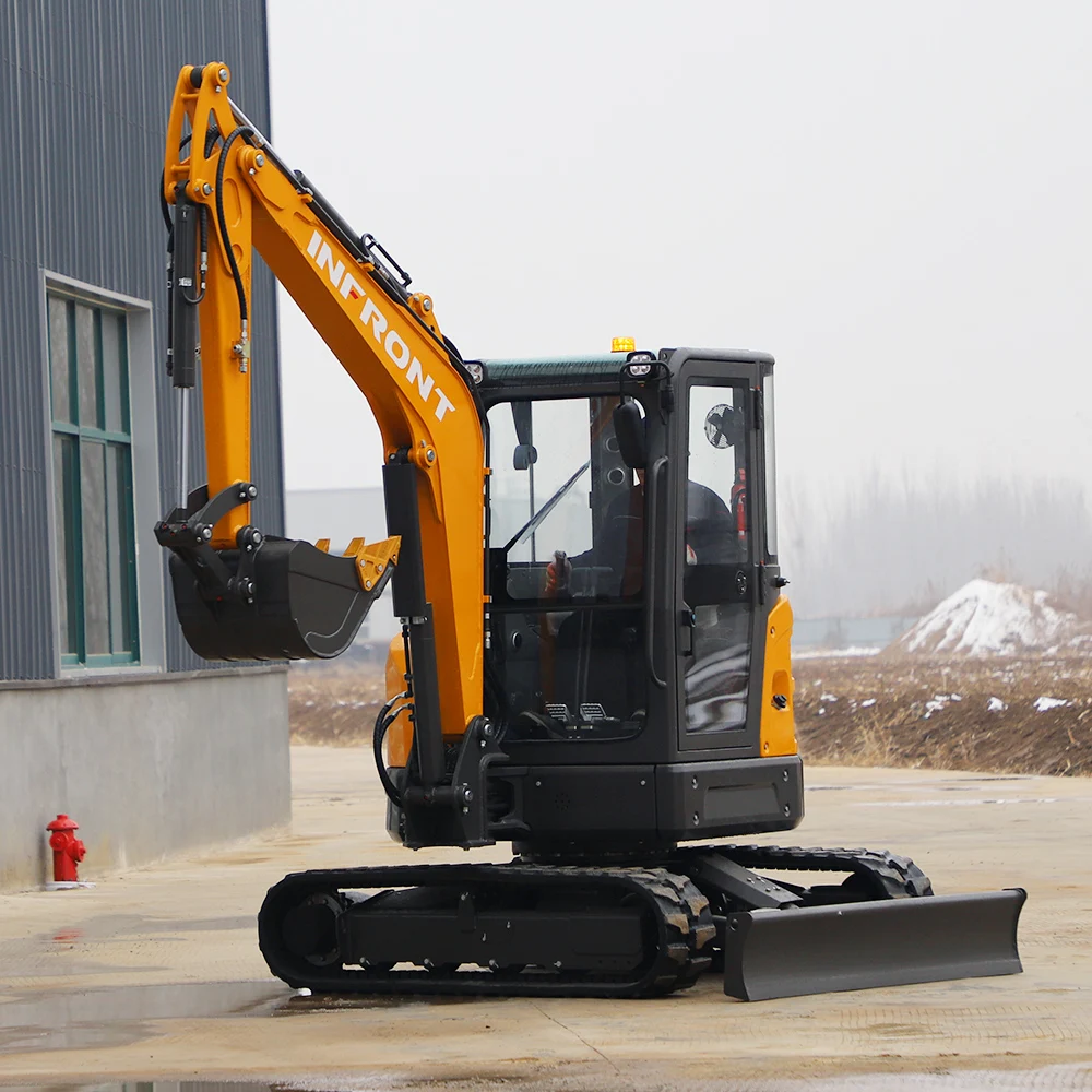 Smach Mini Excavator 3 Ton Small Micro Crawler Bagger Bucket Digger Miniexcavator Bucket