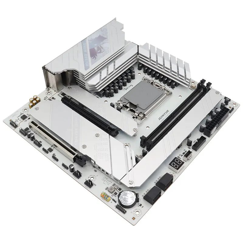 JGINYUE Z890M Snow Dream Motherboard - AI Performance & 96G Memory