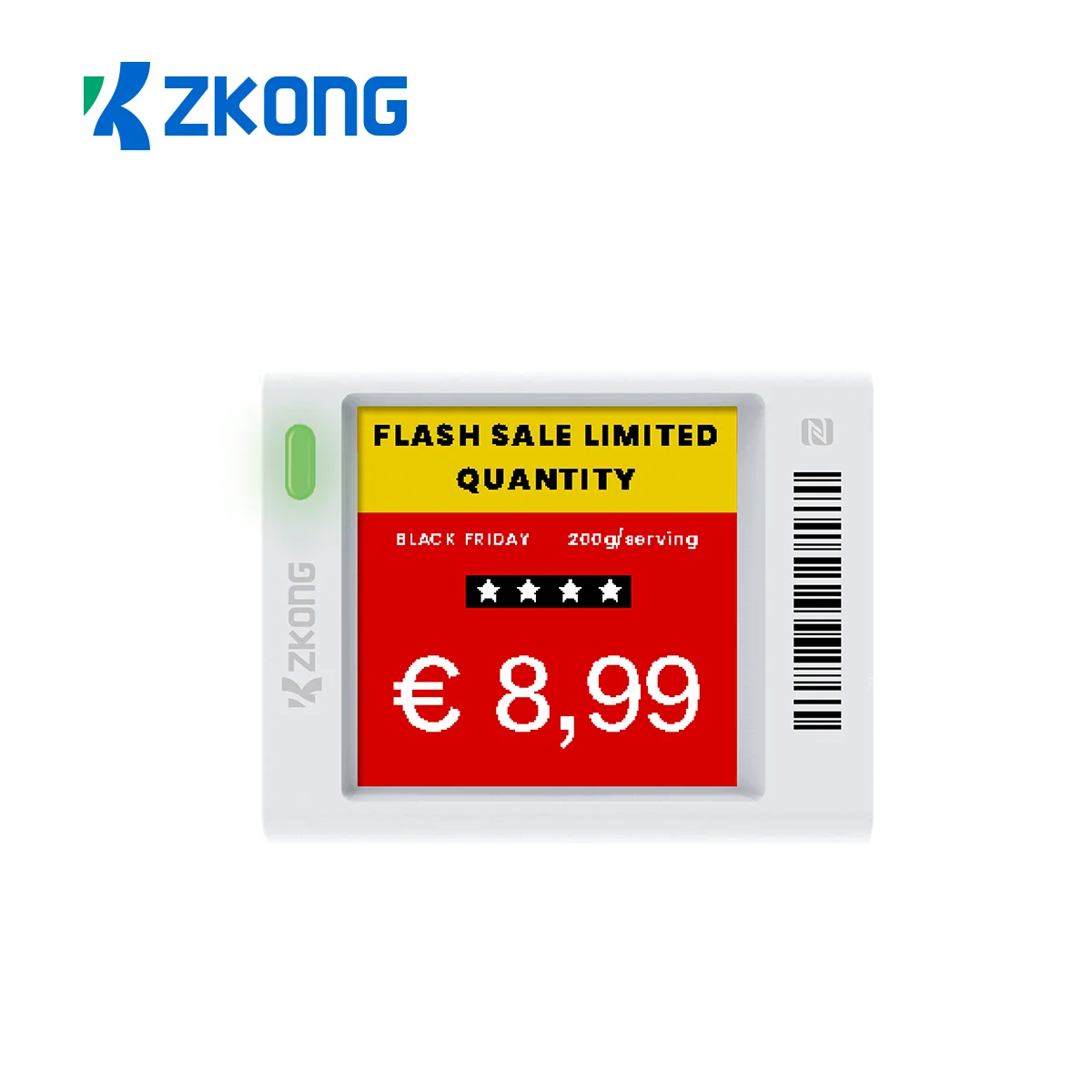 Zkong 4 Color Supermarket Electronic Shelf Label Esl Price Label