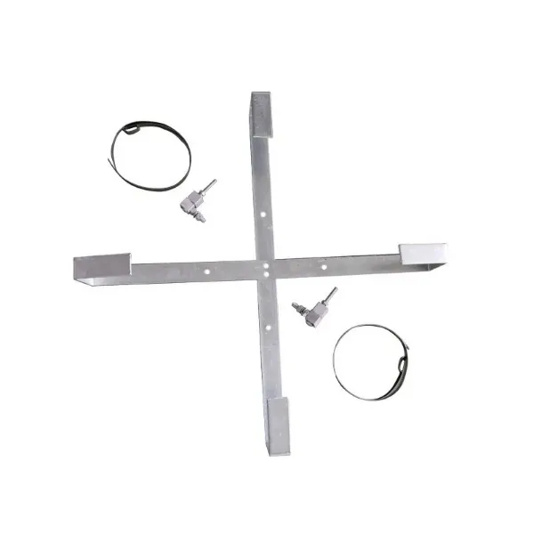 Overhead ADSS Cable and Fiber Optic Drop Cable Single Management Storage Bracket for FO Aerial Installation