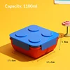 Square 1100ml - Blue