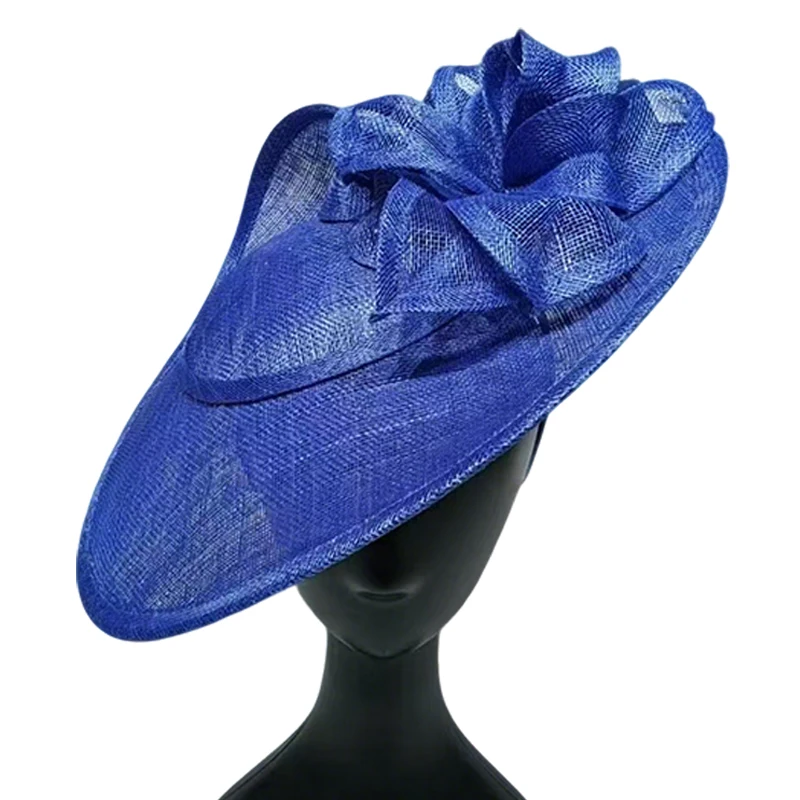 Hot Selling Women's Wedding & Church Fascinator Hats Kentucky Derby Inspired Sinamay Material Wholesale Bridal Tea Party Ladies