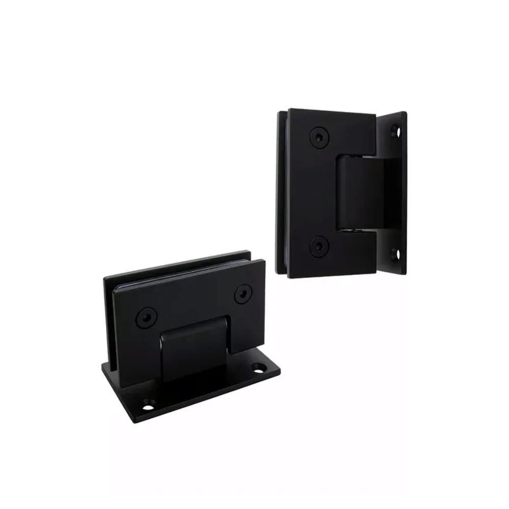 Stainless Steel Shower Screen Door Pivot Hinge Wall To Glass Clamp