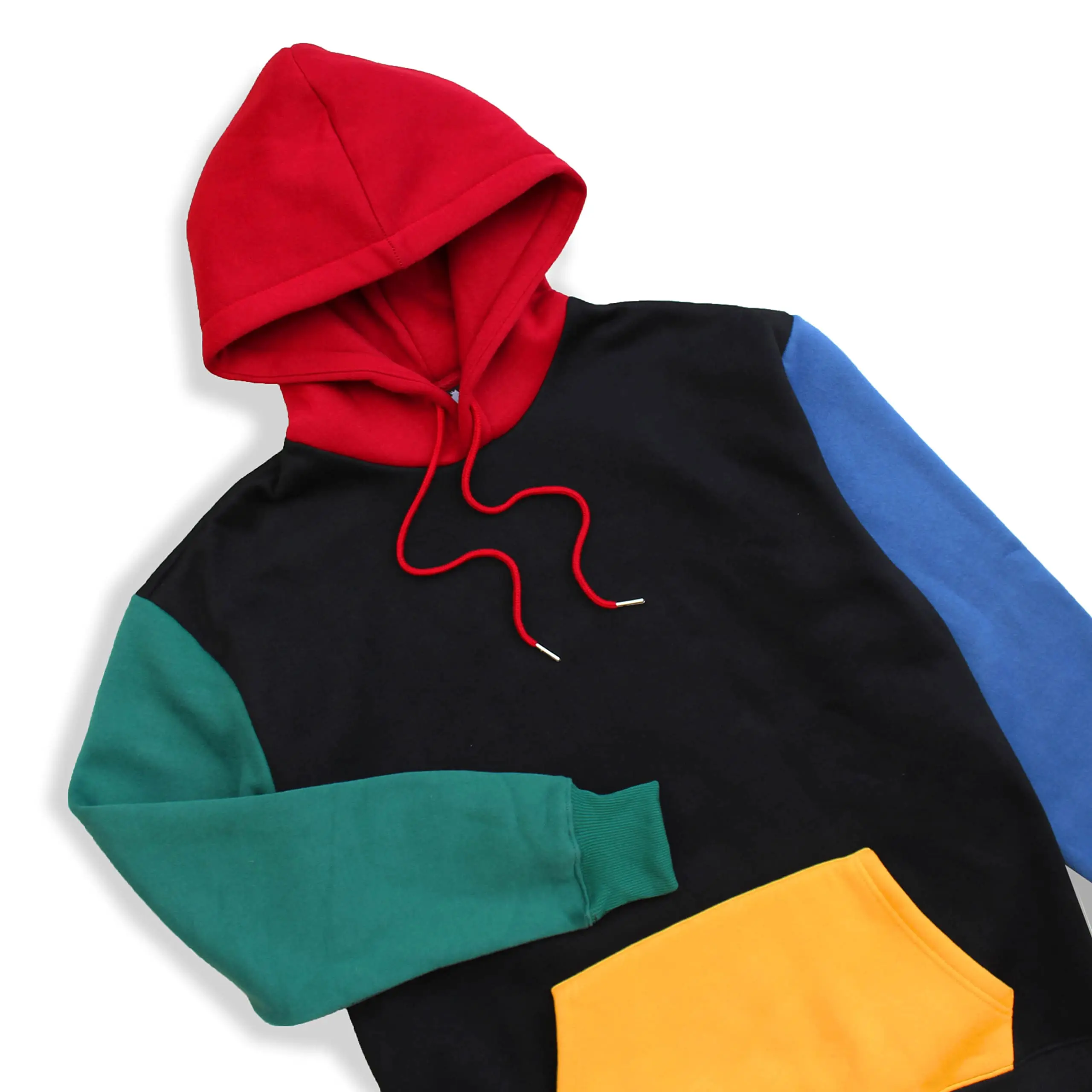 High Quality Different Color Sports Hoodie Unisex Long Sleeve Hoodie Cotton  Lightweight Colorful Raglan Sleeve Hoodie