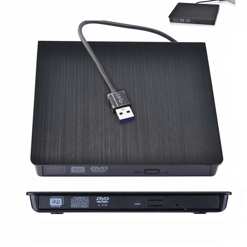 USB3.0 Portable Ultra Slim External USB 3.0 DVD RW DVD-RW CD-RW CD ...