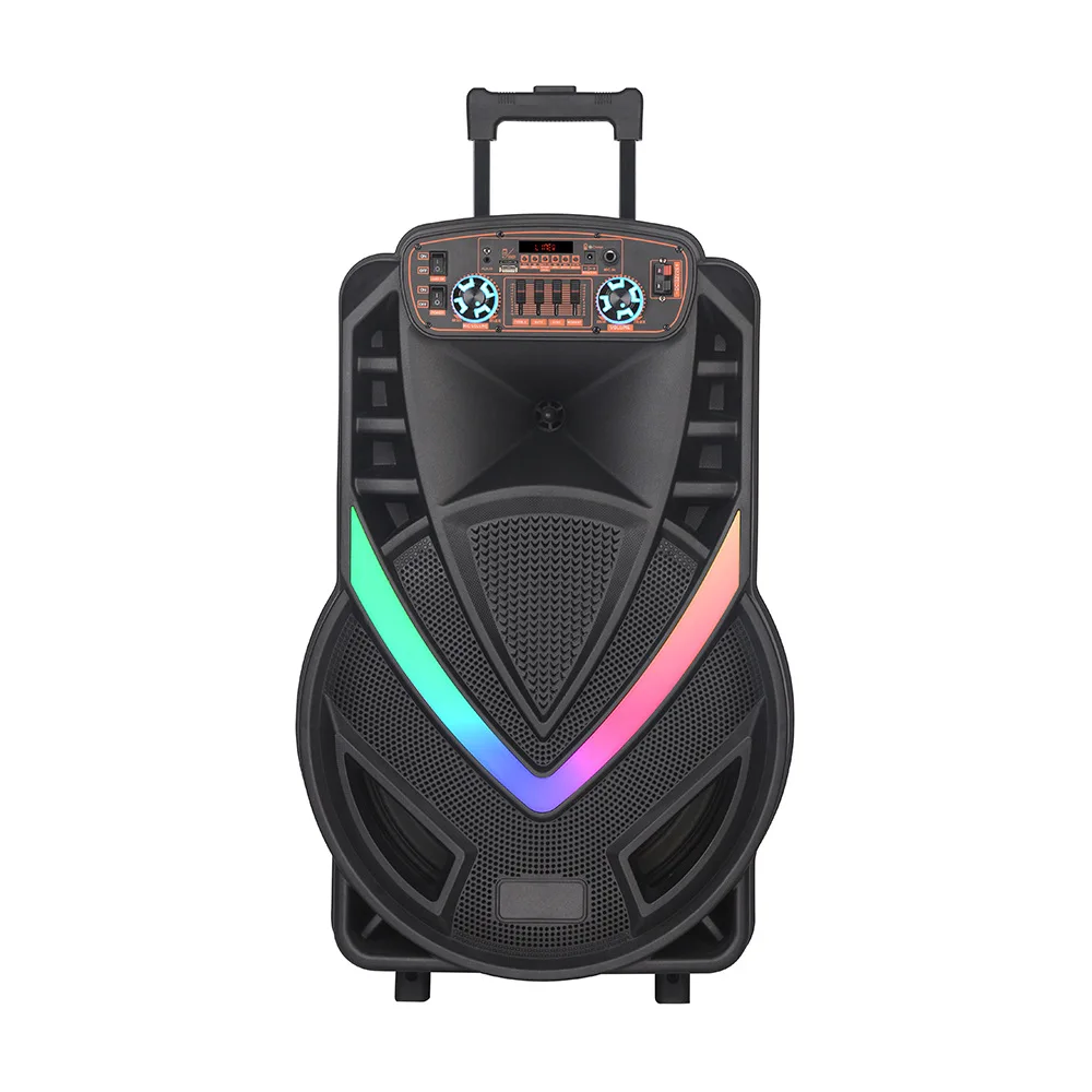Active Pa System Mixer and Line Array Speakers Professional Wireless Mic With 40W Led 15 Inch Speaker Box V12 V15