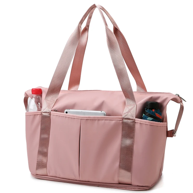 Custom Expandable Wet Dry Separation Weekender Overnight Luggage Yoga ...