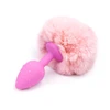 pink anal plug  pink rabbit tail