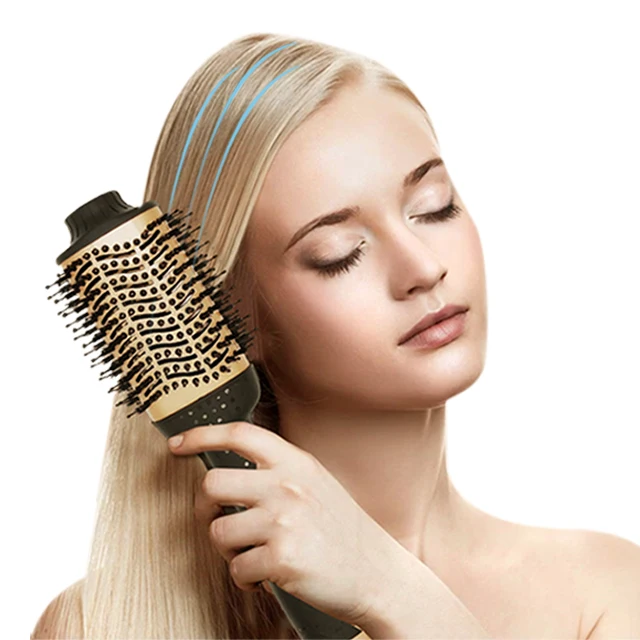 one step hair tool 110-220V one step hair dryer/styler one step hair dryer brush Professional compan