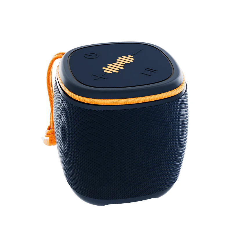 OEM Factory Price 8W RGB Waterproof IPX5 Round Mini Bocina Portable Fabric Outdoor BT Wireless Blue Tooth Speaker