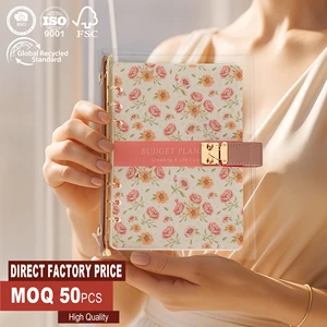 New Design A5 A6 A7 PVC Journal Clear Binder Refillable 6 Rings Organizer Custom Logo OEM ODM Low MOQ 50pcs 7 Days Ship Notebook