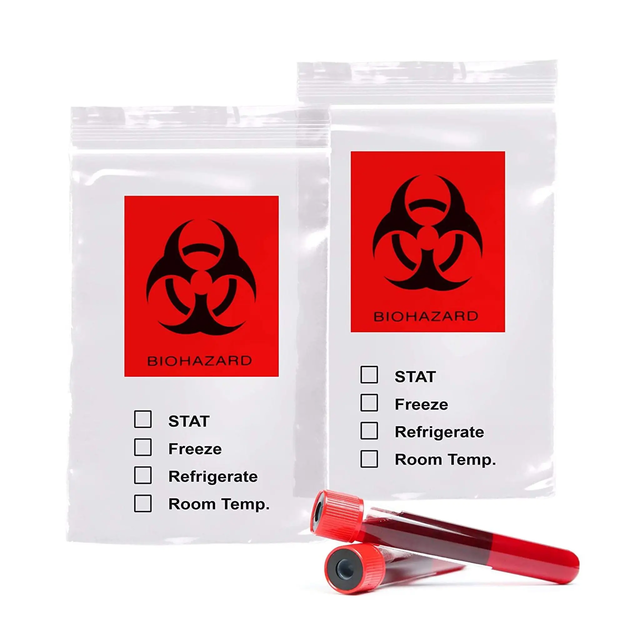 Custom Yellow Lab Transport Specimen Carrier Bag Biohazard Specimen