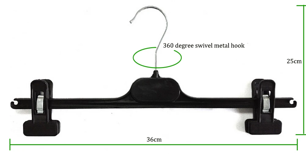 Best Cheap Plastic Hanger Clip Black Plastic Pants Skirt Hanger Buy