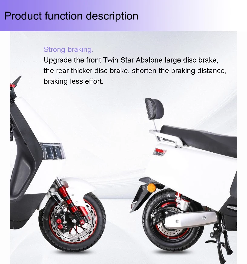 Factory Direct New Style 1000w Motor Electric Motorcycle 60v Hot Selling Electric Motorcycle 0309