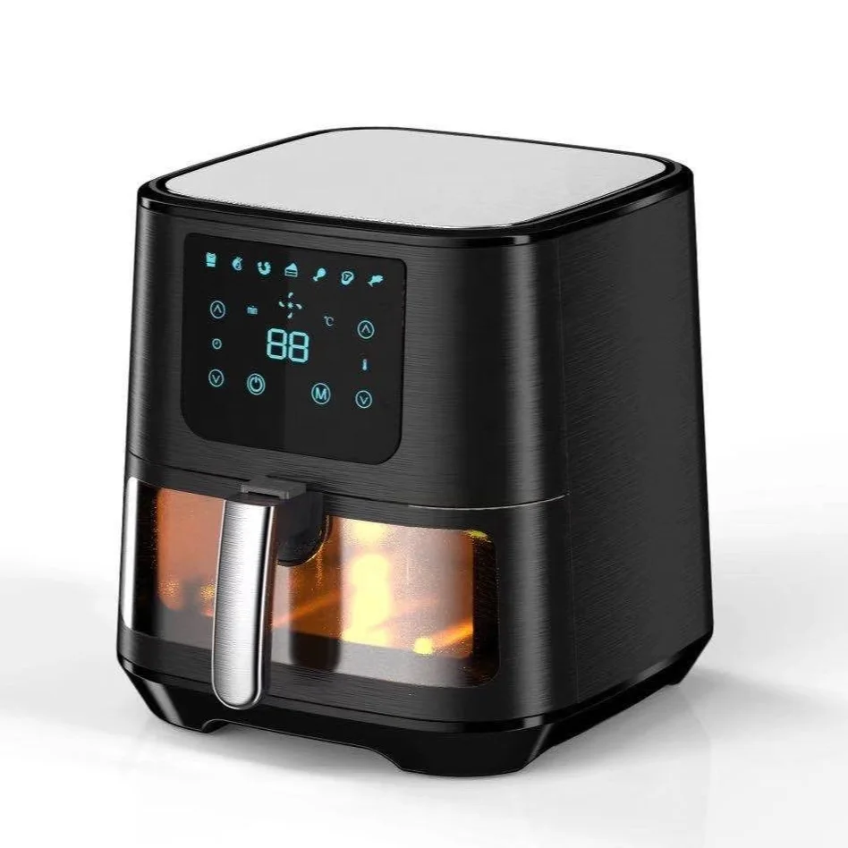 2021 new high quality 5.0-8.0L compact air fryer oil free deep fryer