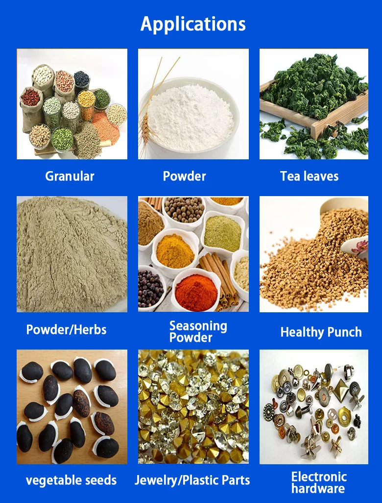 Industrial Automatic Packaging Machine for Granules Powders Tea Food in Bags Double Weighing PLC System Fast Packager 1