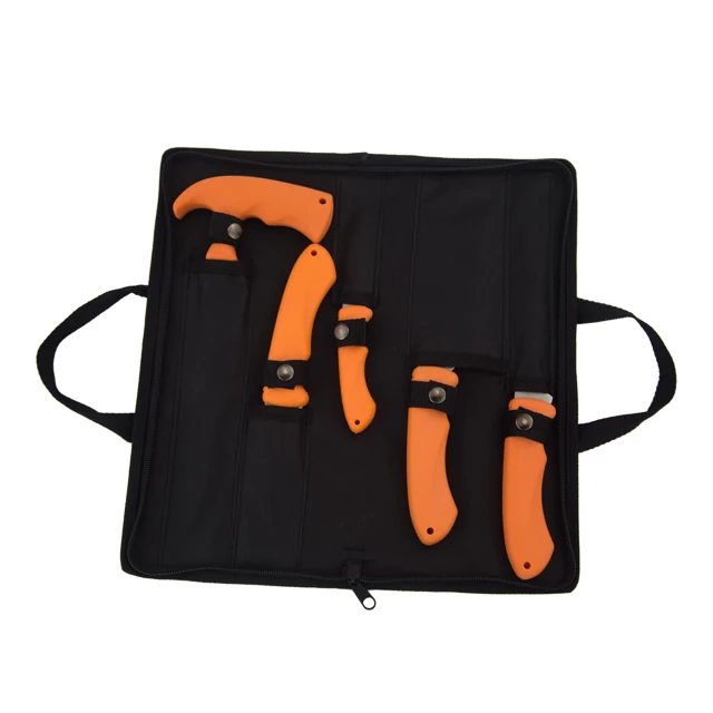 Oxford Bag Outdoor Camping Hunting Tool Survival Knife Fivepiece Set