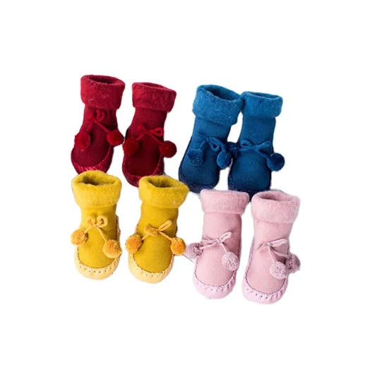 Newborn Socks Baby Girl Boy Lovely Unisex Anti-slip Animal Boots 0-6 Months 