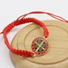 Golden red rope