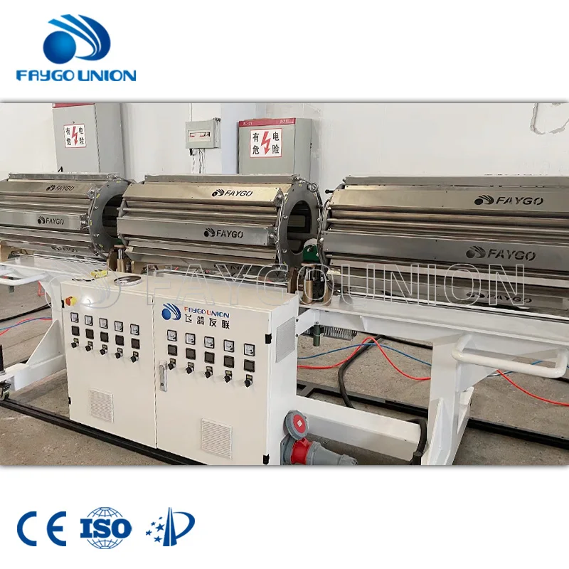 Oriented Poly Vinyl Chloride OPVC PVC-O pipe double stretch making machine