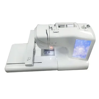 Custom domestic industrial chain stitch singer computerized digital embroidery sewing machine for home