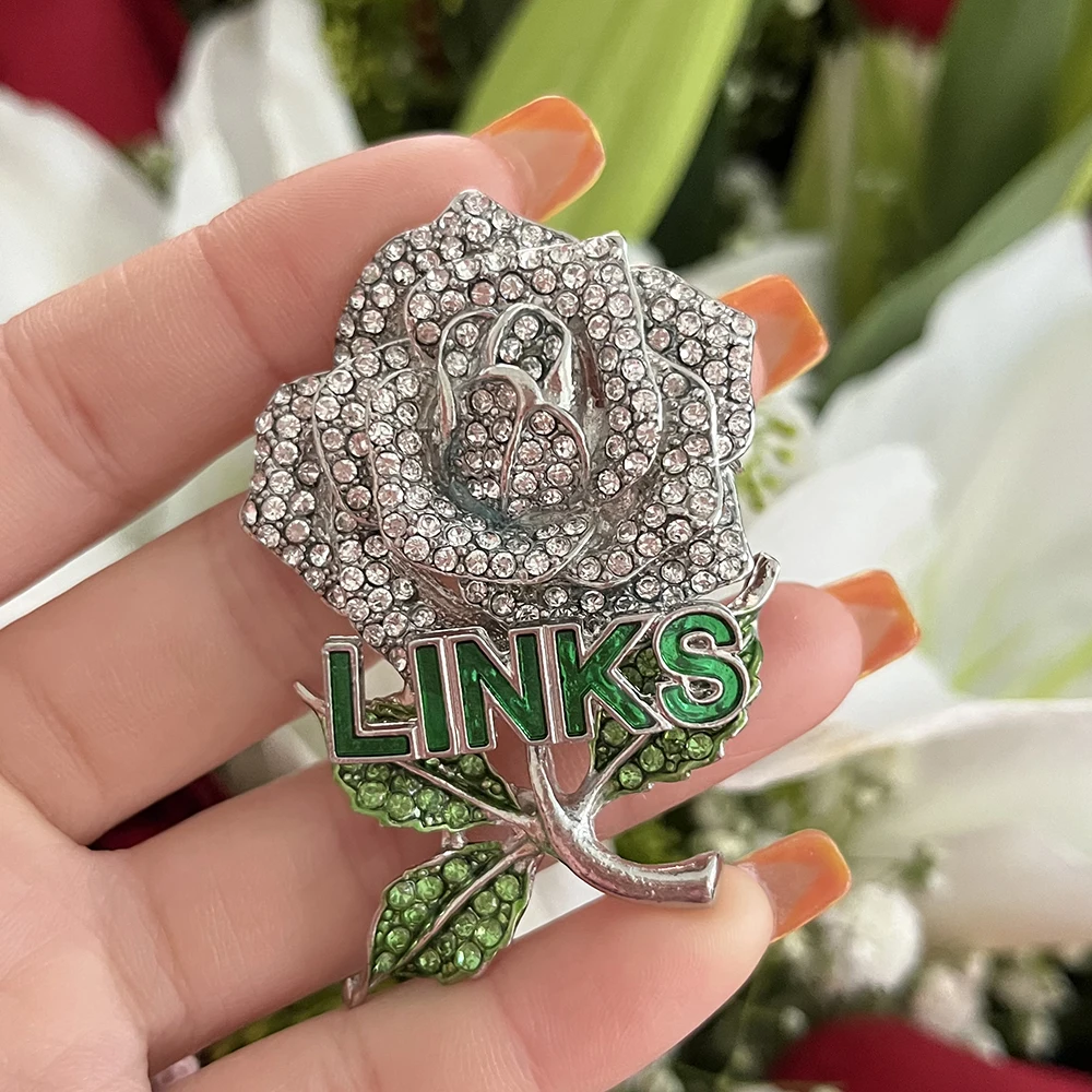 Broche Strass Cristal Feuille Trèfle - Plaqué Argent, Or Et Blanc, Neuf Avec étiquettes, Parfaite Pour Mariage Ou Mode