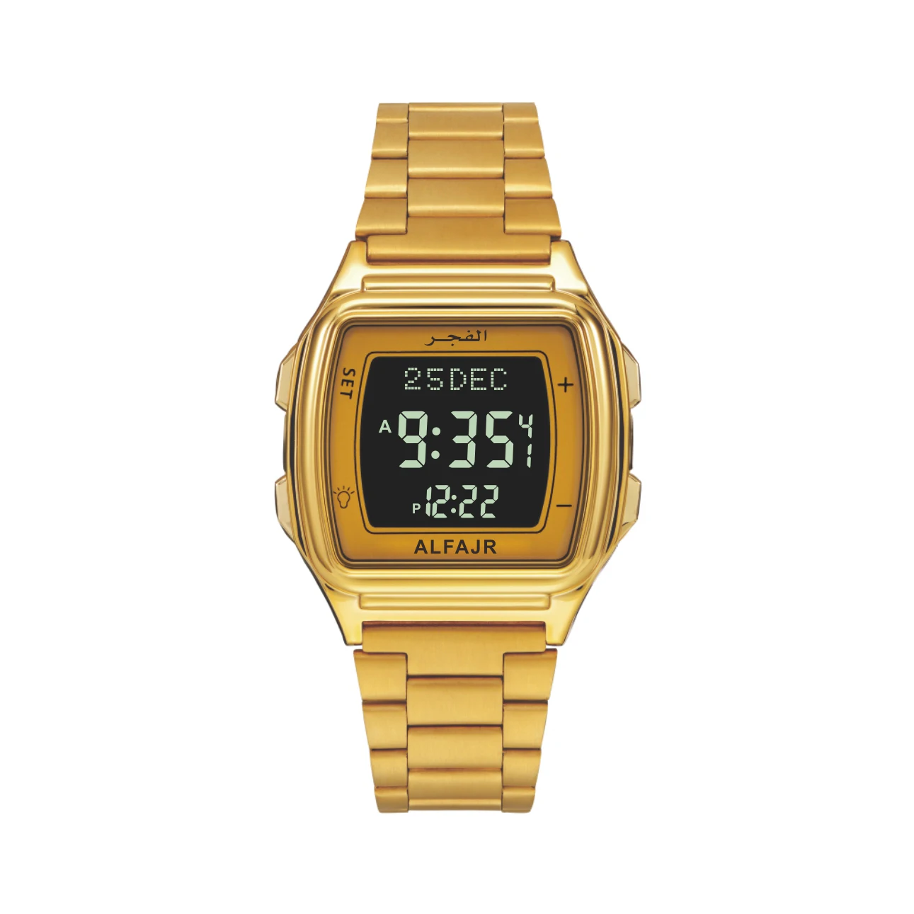 Wholesale Digital Al Fajr Watch for Men - Luxury Dress Gift Set