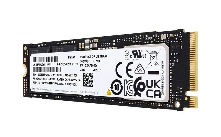 Original SAMSUNG PM9A1 2280 PCIe4.0 Nvme M.2 SSD 512GB 256GB Hard Drive 1TB  Hard Disk 2TB Solid State Drive for laptop PC