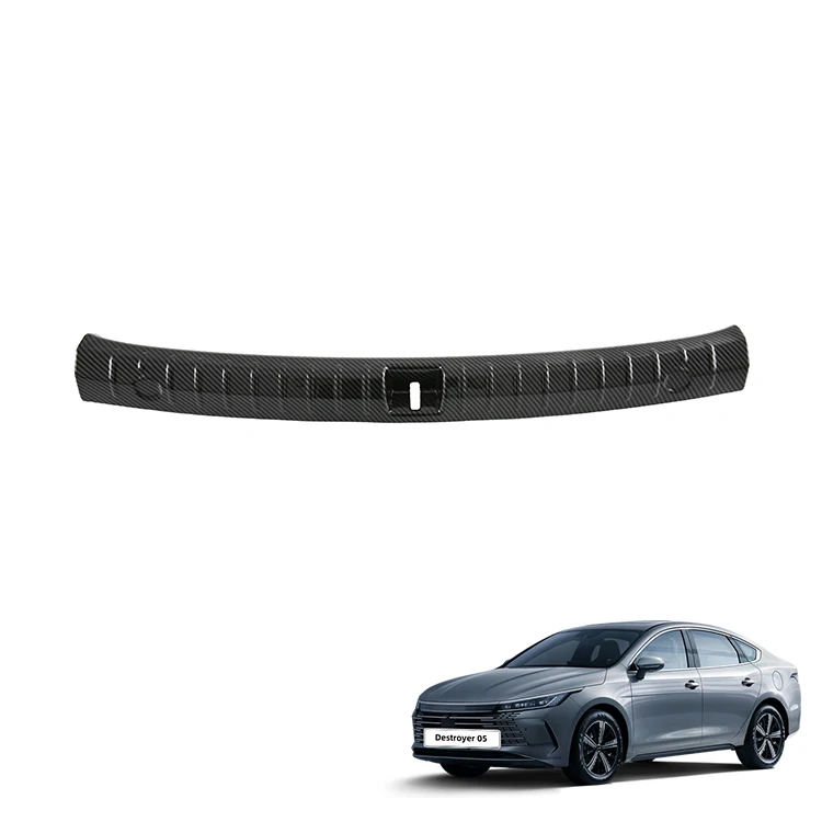 Destroyer 05 Outer Trunk Threshold Guard Plate ABS Material Car Rear Guard Bumper Sticker Panel Protector for BYD Chazor