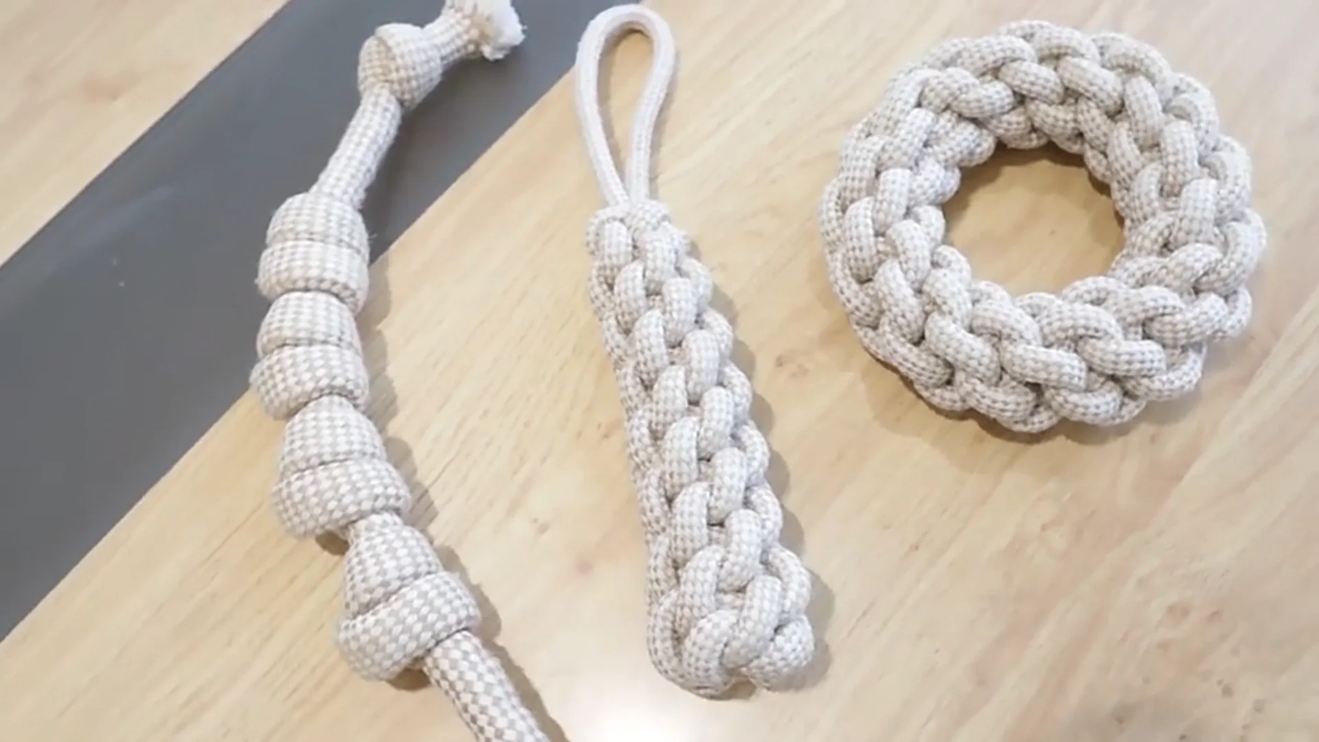 Wholesale 9pcs Pet Cotton Rope Chew Toys Eco Hemp Rope Dog Toy