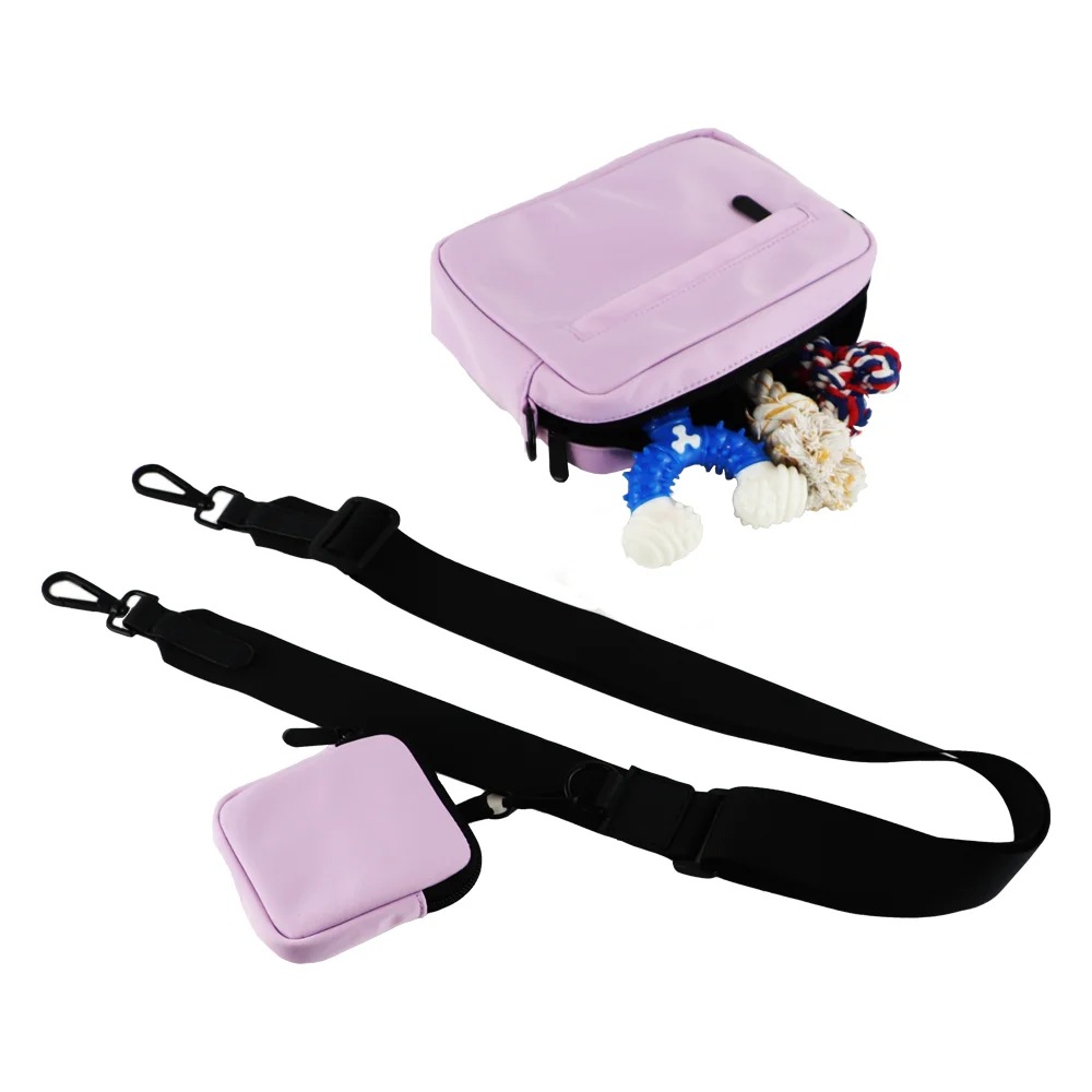 New Personalised Walk Bag Designer Crossbody Training Dog Bum Bag Custom Waterproof Dog Walking