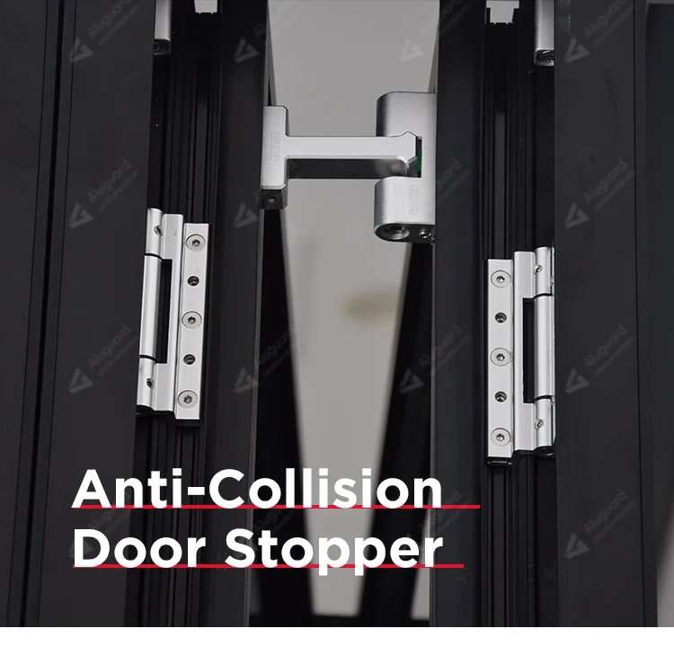 Narrow Frame Customized Exterior Panoramic Patio Bifold Door Slide And