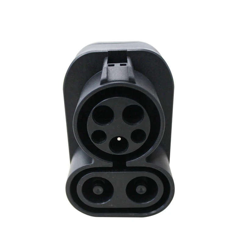 Ccs Combo 1 To 2 Connector Fast Charger Plug Evse Adapter Socket For ...