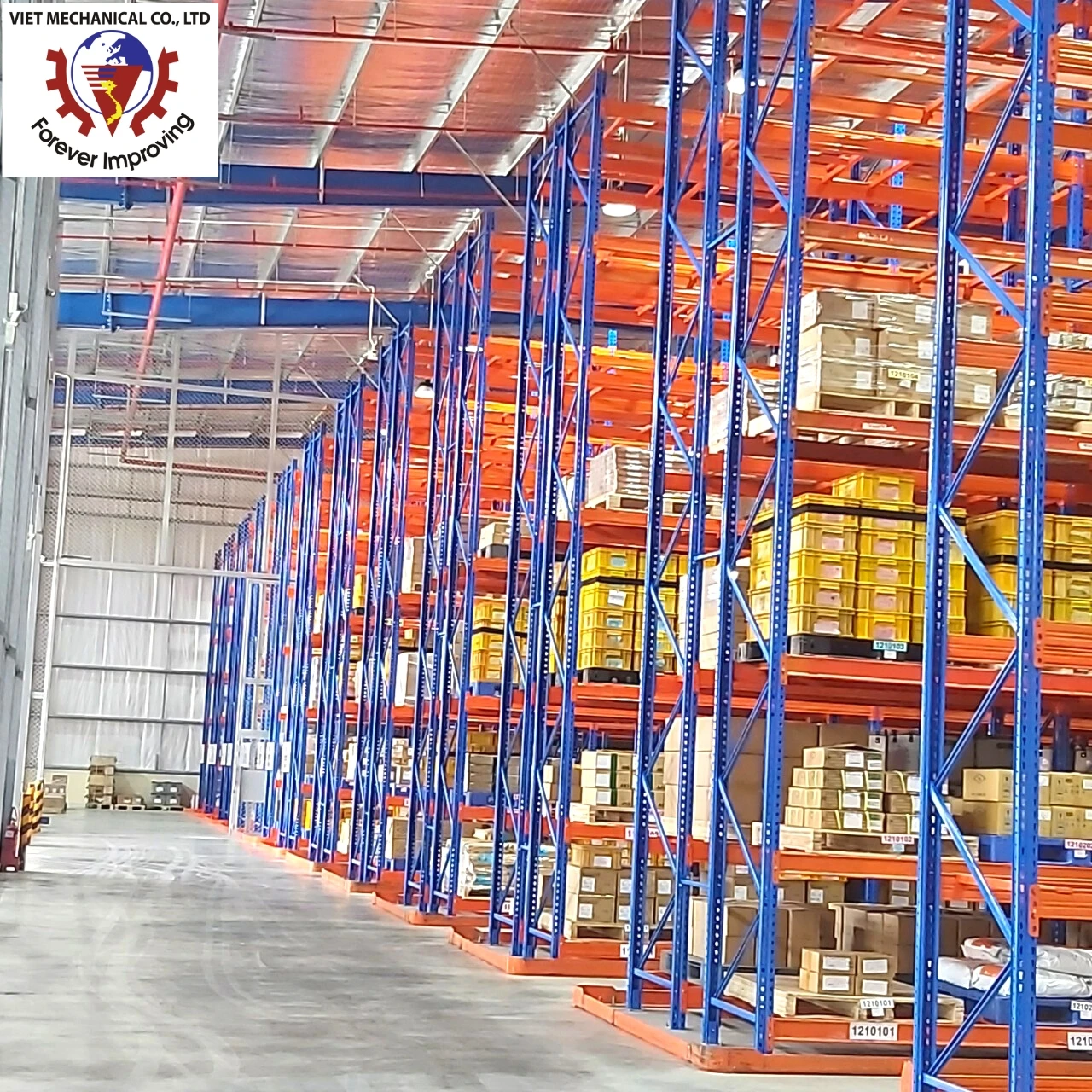 High-density Warehouse Storage Rack Shelving Very Narrow Aisle Vna ...