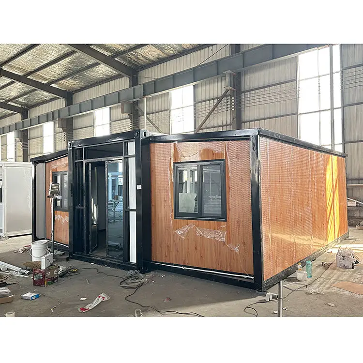 Luxury Prefab Folding Expandable Container Houses 20 Ft 30Ft 40 Ft High End Customized  Prefabricated Modular Homes with kitchen