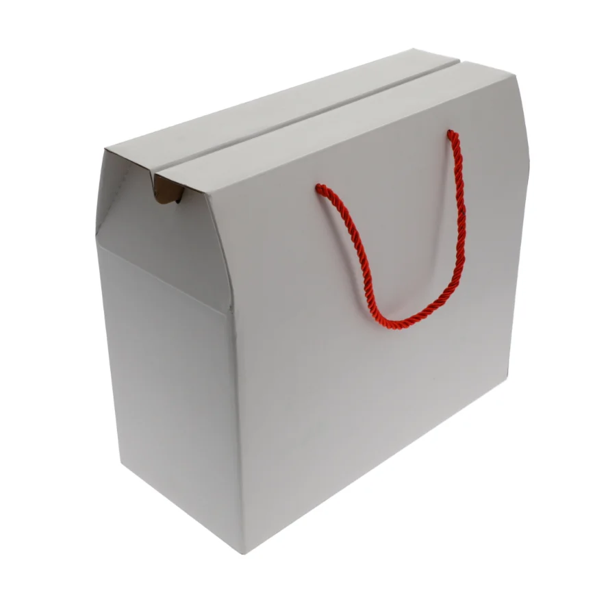 
Красивая Экологически чистая Складная гофрированная упаковка для пищевых продуктов, картонная коробка из переработанной бумаги, Подарочная коробка для фруктов 