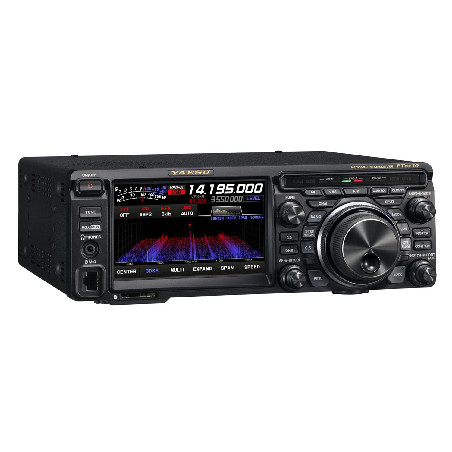 Yaesu Ftdx10 Ftdx-10 Dx 10 Compact 50 Mhz 100w Rf Af Transmit Sdr ...