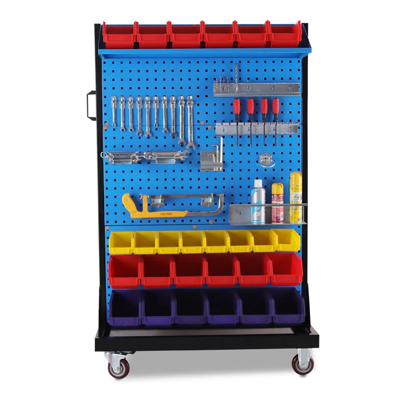 Free Standing PegBoard Display Rack for Tradeshow, Retail Display and Tool Storage