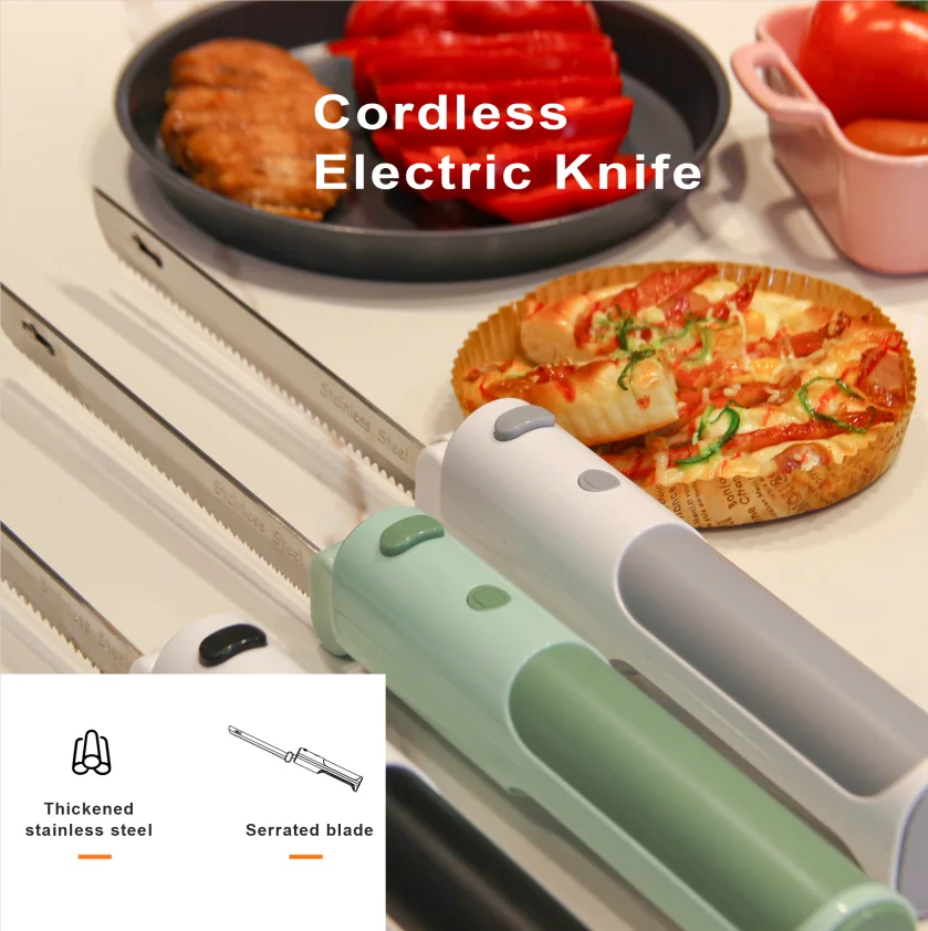 TARSHYRY Electric Knife for Carving Meat, Turkey, Bread, Bone Cutting and  More. Portable Steak Knife for Home Restaurant Picnic