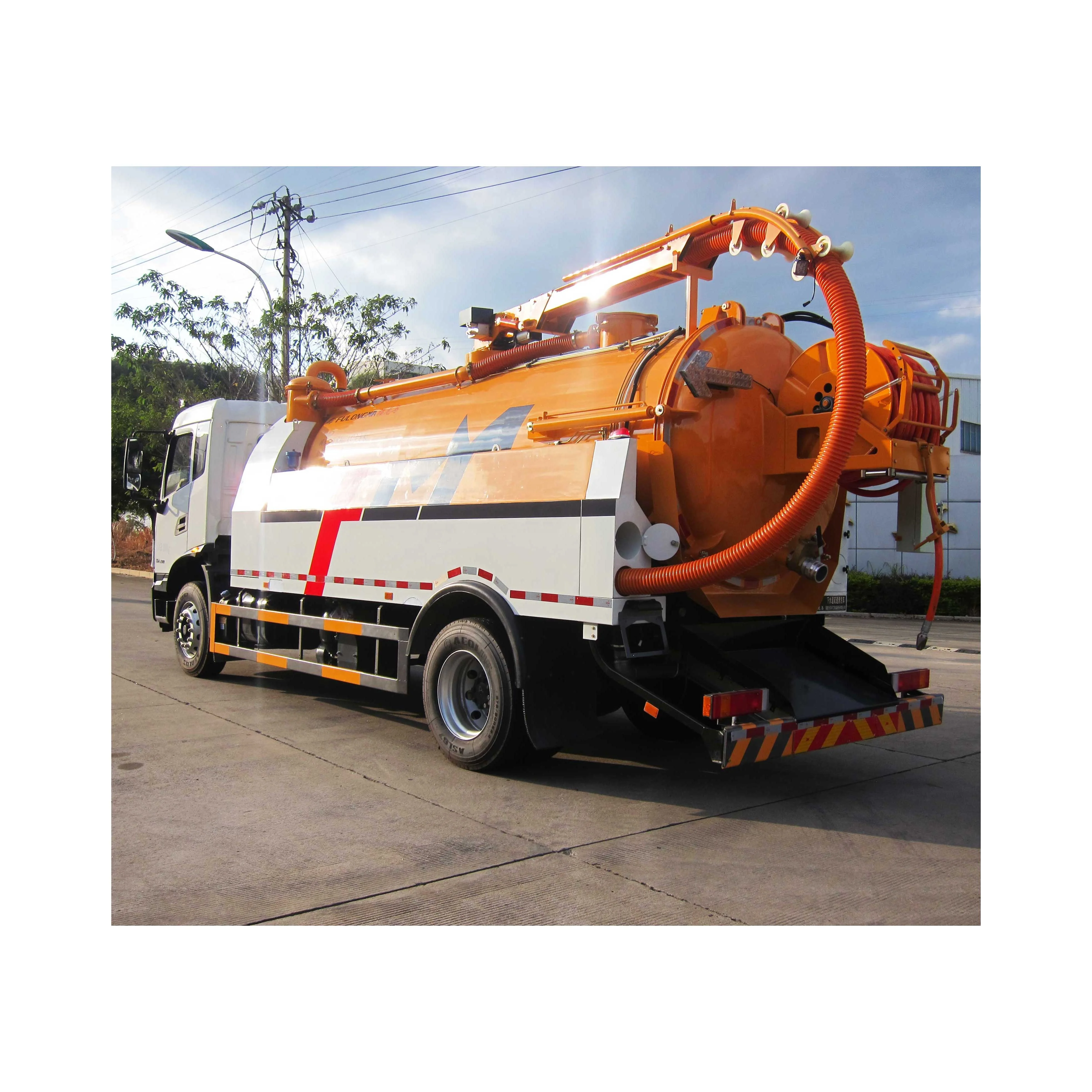 FULONGMA sewer cleaners hydro jetters dislodge debris sewage cleaning truck