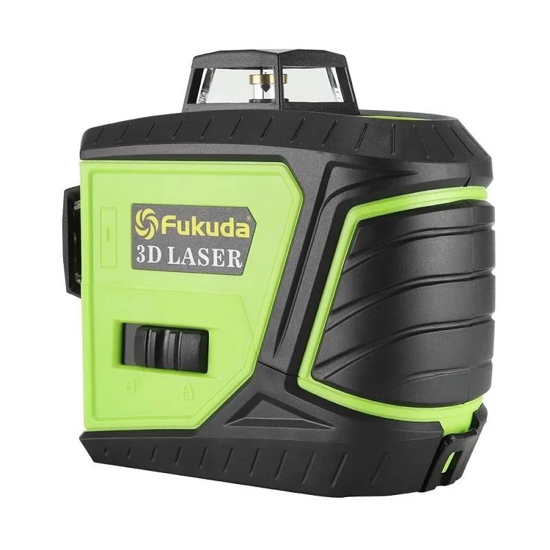 Automatic Self Leveling 360 Rotating Fukuda Level  Multi Cross Line Red Green Beam Laser Level 3d 12 Lines Meter Machine