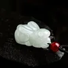 Jade  Zodiac rabbit pendant  DW66