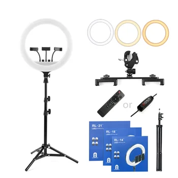 2024 Hot sale RL18 18 inch LED ring light with remote control for smart phone camera live streaming makeup