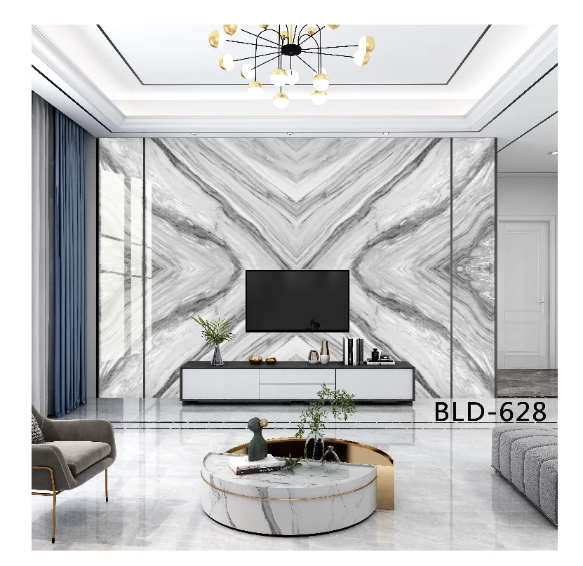 New Design Modern Waterproof PVC Wall Panel for Household Interior ...
