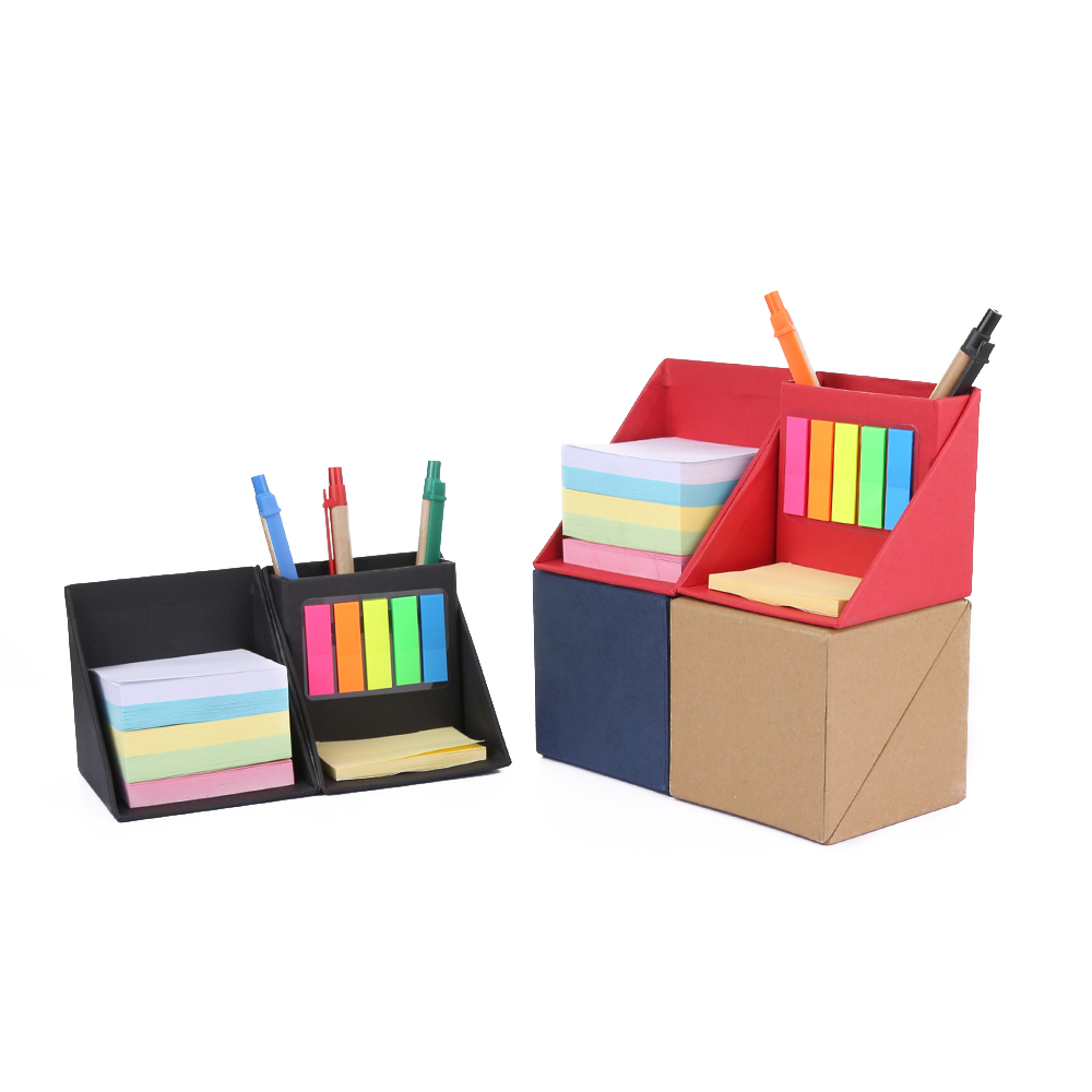 Рекламный цветной магический куб, клейкие заметки, экологически чистый держатель для стикера для стикеров с низкой ценой