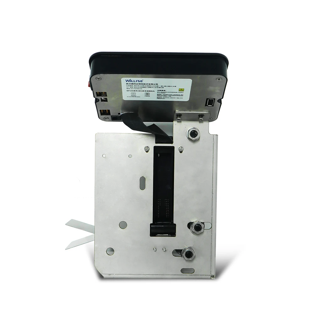 New Design Tabletop Continuous Film Plastic Bag Sealing Machine With Inkjet Printer Expiry Date Printing